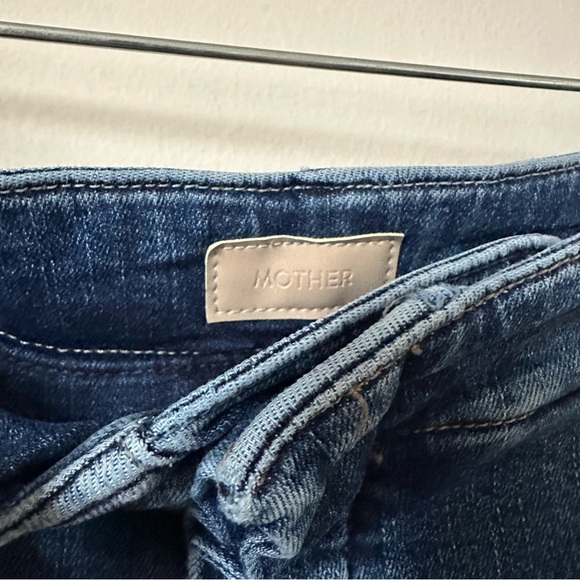 MOTHER The Cinch Greaser High-Rise Wide-Leg Ankle Jeans Size 29 - Picture 11 of 14